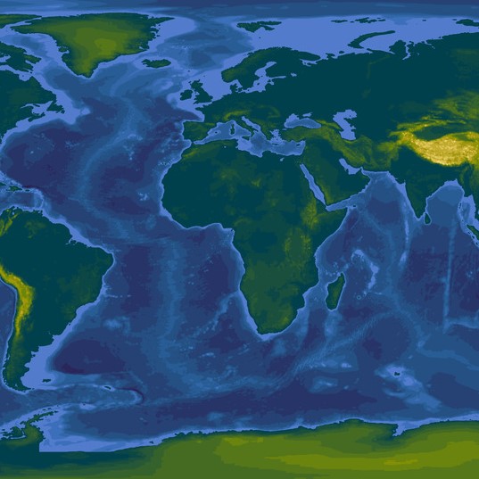 MapChallenge 2021 Day 21 Elevation World Contours